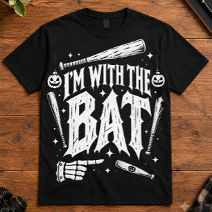 Comic Fan Im With The Bat Superhero Hero Style T-Shirt