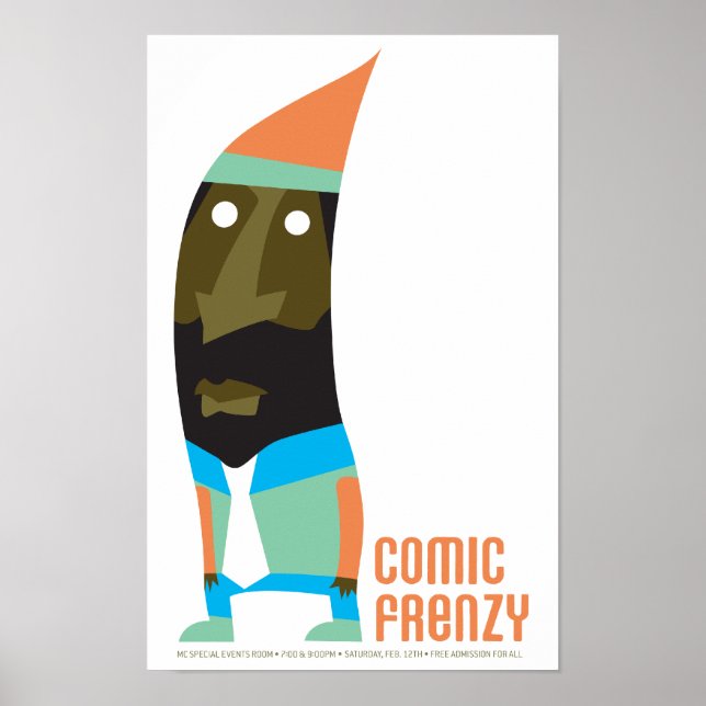 Comic Frenzy Gnome Poster (Front)
