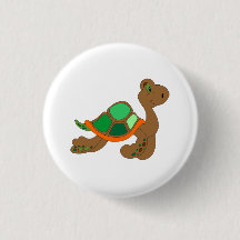 comic green brown turtle