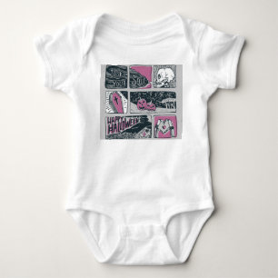 Comic Halloween: Fun Illustration Baby Bodysuit