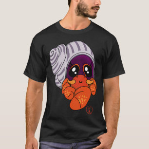 Comic hermit crab in kawaii style T-Shirt