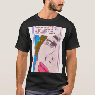 Comic Lofi Girl Glitch Retro Vintage Lichtenstein  T-Shirt