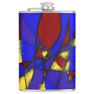 Comic Love Hip Flask