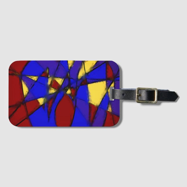 Comic Love Luggage Tag (Front Horizontal)