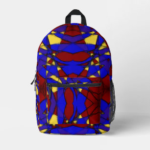 Comic Love Printed Backpack