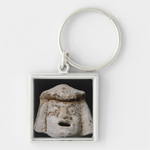 Comic mask key ring