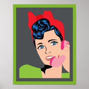 Comic Pop Art Poster
