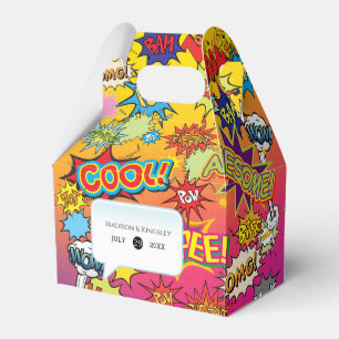 Comic Pop Art 💥🎨 Speech Bubble Retro Graffiti Favour Box