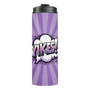 Comic Pop Art YIKES! Thermal Tumbler