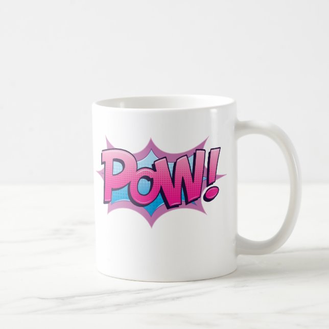 Comic Pow! Coffee Mug (Right)