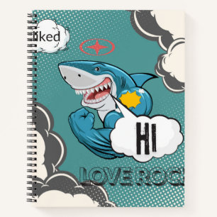 Comic Shark Notebook – Fierce, Funny & Full of Sty