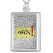 Comic Speak KAPOW! pendant (Front Right)