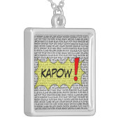 Comic Speak KAPOW! pendant (Front Left)