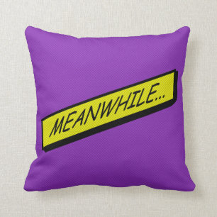 Comic-strip cushion – meanwhile...