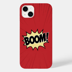 Comic-Style "BOOM!" – Bold Red Case-Mate iPhone 14 Plus Case