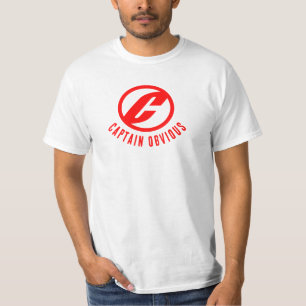 Comic Style Captain Obvious Funny Hero T-Shirt