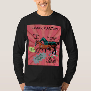 comic style horsey antics T-Shirt