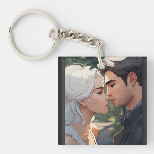 comic style key ring (Front)