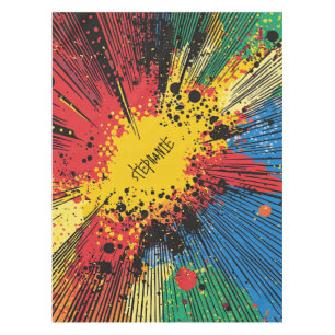 Comic Style Pop Art Explosion (10) Tablecloth