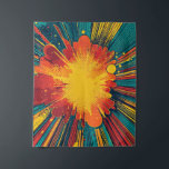 Comic Style Pop Art Explosion (1) Tapestry<br><div class="desc">A bold and dynamic comic-style explosion tapestry inspired by classic pop art. Featuring vibrant bursts,  halftone dots,  and explosive energy in vivid red,  yellow,  and blue tones,  this artwork captures the retro comic book feel with a modern twist. Ideal for fun,  energetic themes that demand attention and nostalgia.</div>