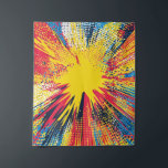 Comic Style Pop Art Explosion (3) Tapestry<br><div class="desc">A bold and dynamic comic-style explosion tapestry inspired by classic pop art. Featuring vibrant bursts,  halftone dots,  and explosive energy in vivid red,  yellow,  and blue tones,  this artwork captures the retro comic book feel with a modern twist. Ideal for fun,  energetic themes that demand attention and nostalgia.</div>