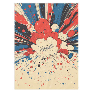 Comic Style Pop Art Explosion (4) Tablecloth