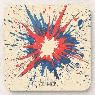 Comic Style Pop Art Explosion (5) Coaster
