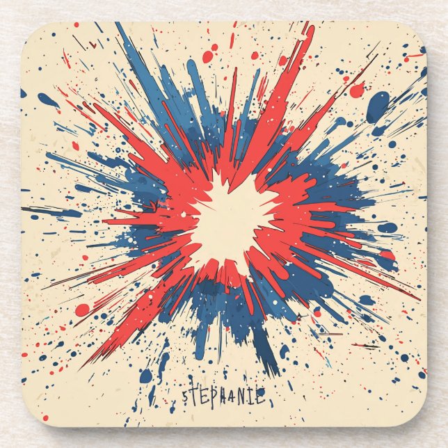 Comic Style Pop Art Explosion (5) Coaster (Front)