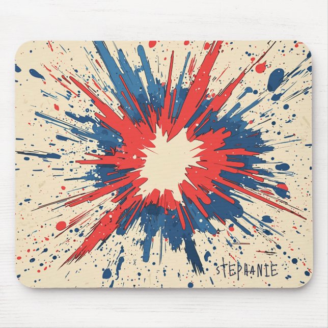Comic Style Pop Art Explosion (5) Mouse Pad (Front)