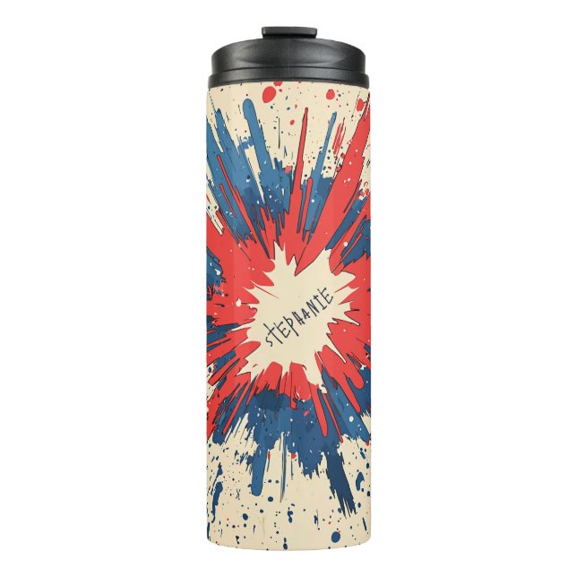 Comic Style Pop Art Explosion (5) Thermal Tumbler (Front)