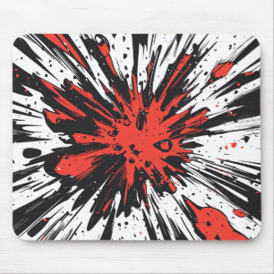 Comic Style Pop Art Explosion (7) Mouse Pad