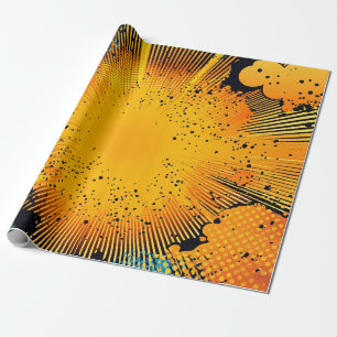 Comic Style Pop Art Explosion (8) Wrapping Paper