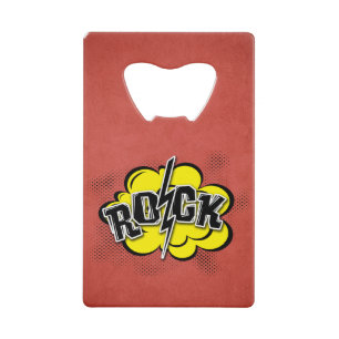 Comic style rock illustration