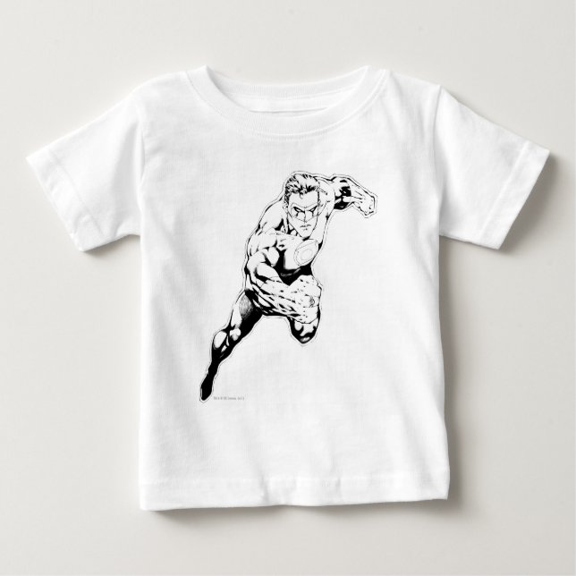 Comic Style - Swift Jump, Black and White Baby T-Shirt (Front)
