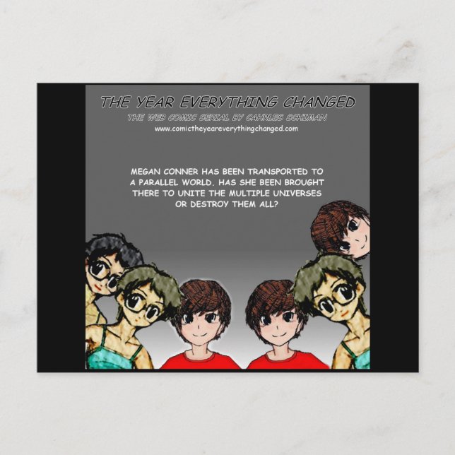 Comic: The Year Everything Changed Postcard (Front)