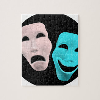 Comic Theatre Masks Jigsaw Puzzle