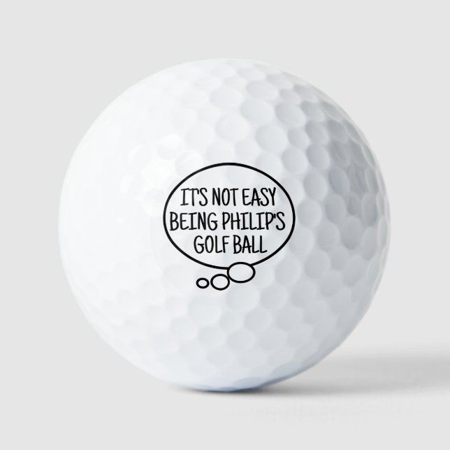Comic Thought Balloon Ball Thinking (Front)