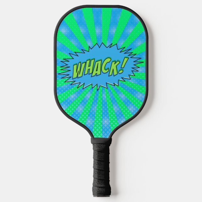 Comic Whack Logo Pickleball Paddle (Front)