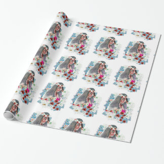 Comic Zombie Bride, bridal shower gift wrap