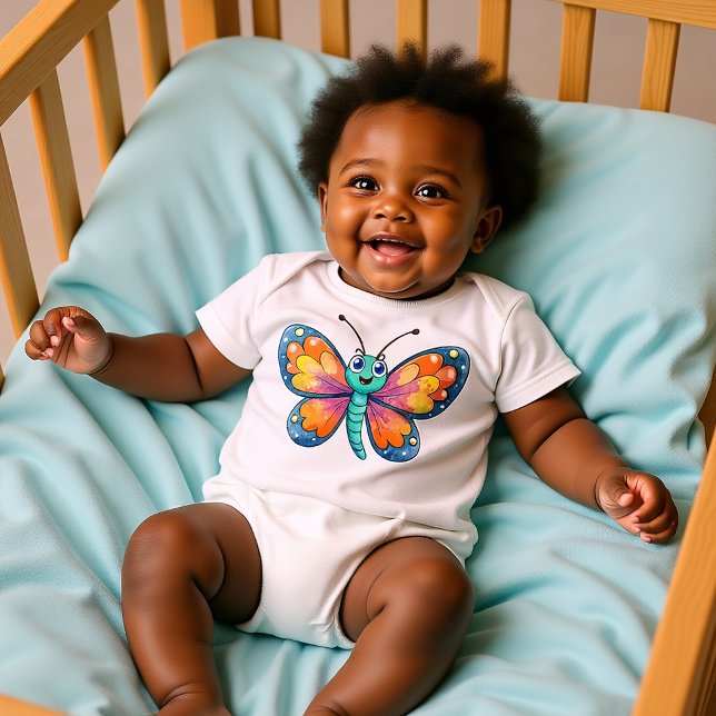 Comical Butterfly Baby Bodysuit (Creator Uploaded)