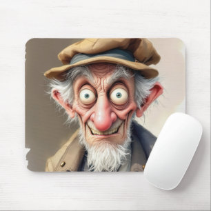 Comical Gentleman Mouse Pad
