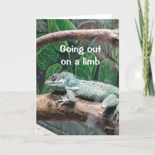 COMICAL LIZARD SAYS "YOU ARE 60" BIRTHDAY CARD
