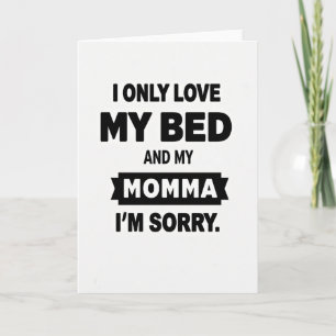 Comical Mommas Day Bedtime Card