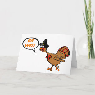 COMICAL TURKEY GETS WORD OUT **EAT PORK** CARD