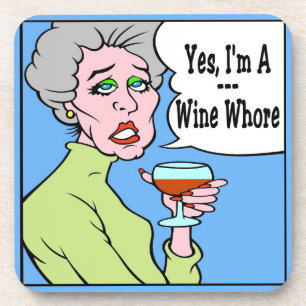 Comical Wine Coaster