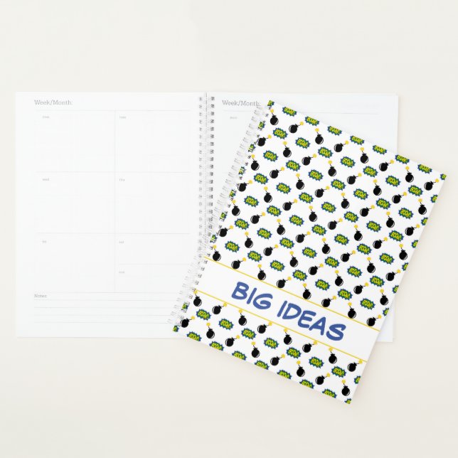 Comics Firecrackers Superhero BIG IDEAS Fun Planner (Display)