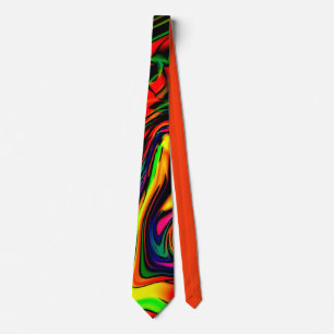Comics Style Colour Swirl Tie