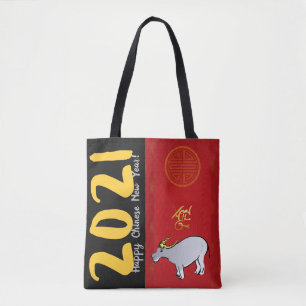 Comics Traditional Chinese Ox Year 2021 AoTB Tote Bag