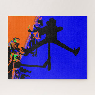 Comin' Through - Motox and Scooter Jigsaw Puzzle