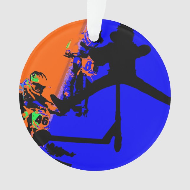 Comin' Through - Motox and Scooter Ornament (Front)